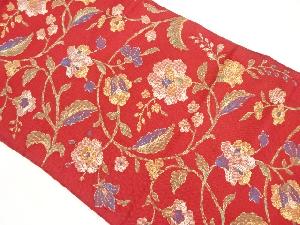 花唐草模様織出し名古屋帯